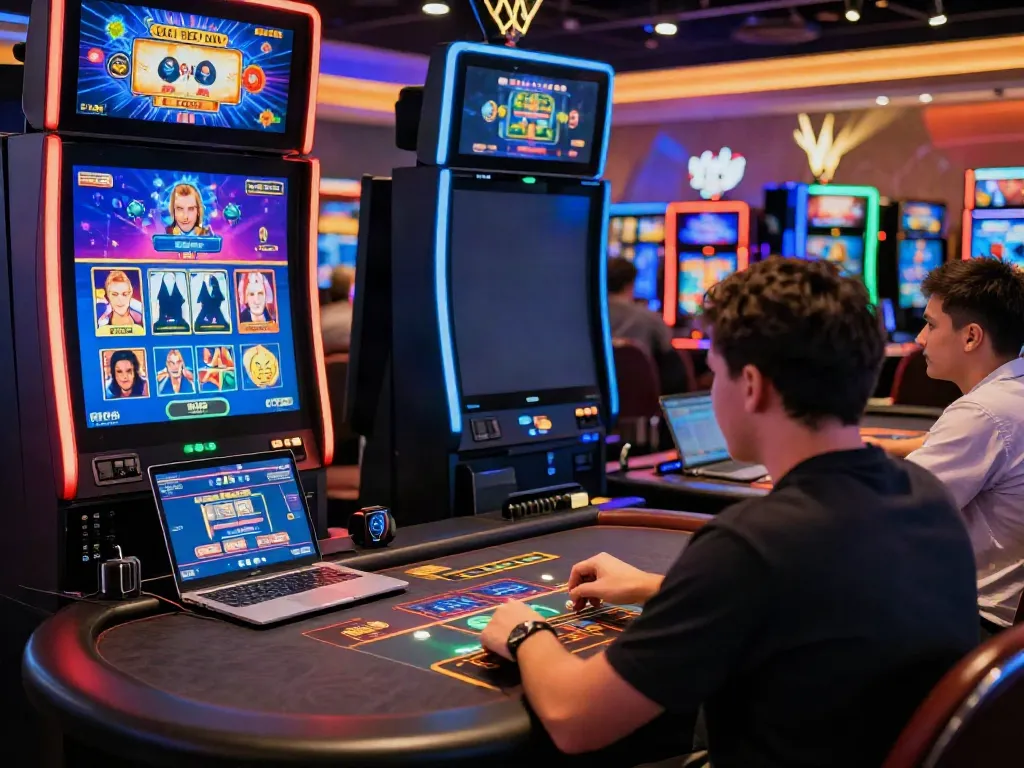 Exciting player experience at non Gamstop UK casinos with vibrant gaming elements.