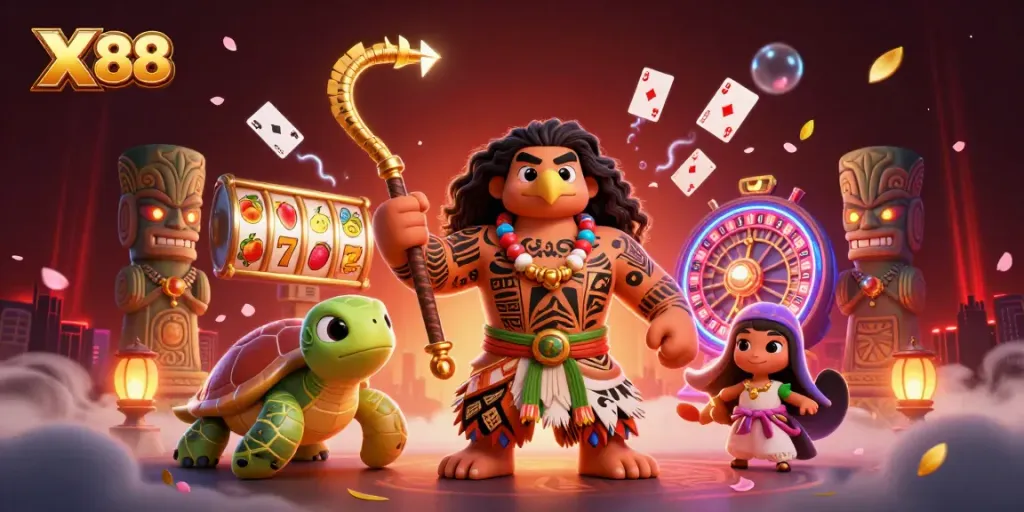 X88 brings excitement to players with illuminating slots, cards, and a vibrant casino atmosphere.