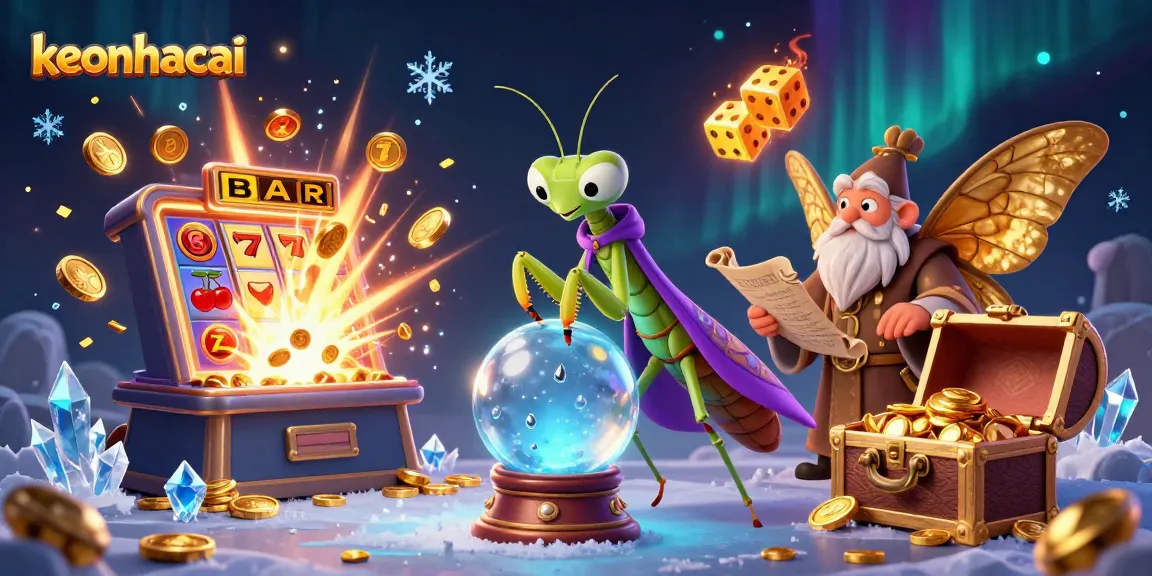 Engage with keonhacai on a vibrant casino adventure featuring colorful characters and dynamic gaming elements.