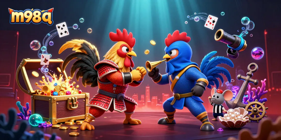 Engage in thrilling casino battles with m98 q featuring dynamic rooster showdowns and captivating game elements.